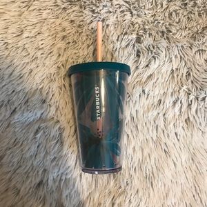 Starbucks Floral Cold Cup Tumbler